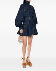 Zimmermann Zimmermann Luna denim utility mini dress