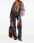 Etro Etro Printed silk blouse