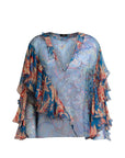 Etro Etro Printed silk blouse