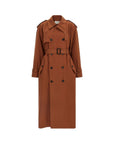 Saint Laurent Saint Laurent Cotton and silk trench coat