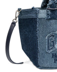 Ganni Ganni Denim small tote bag