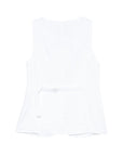 Semicouture Semicouture Glenna linen vest