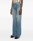 Saint Laurent Saint Laurent Denim Cotton Flared Jeans
