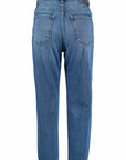 Yes Zee Blue Cotton Women's High-Waisted Jean