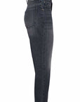 Yes Zee Black Cotton Women's High-Waisted Jeans