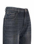 Yes Zee Black Cotton Women's High-Waisted Jeans