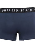 Philipp Plein Blue Cotton Men Boxer