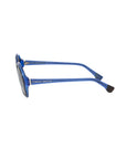 Frankie Morello Blue Acetate Women Sunglass