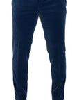 Dolce & Gabbana Elegant Velvet Blue Slim Fit Suit