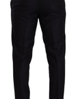 Dolce & Gabbana Elegant Slim Fit Wool Silk Cashmere Men's Suit