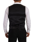 Dolce & Gabbana Elegant Striped Formal Dress Vest