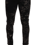 Dolce & Gabbana Slim Fit Patterned Skinny Jeans