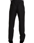 Dolce & Gabbana Elegant Grey Wool Dress Trousers