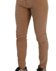 Dolce & Gabbana Elegant Slim Fit Corduroy Jeans