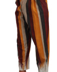 Dolce & Gabbana Elegant Striped Skinny Trousers