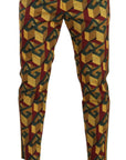 Dolce & Gabbana Elegant Multicolor Tapered Pants for Men