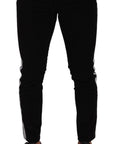 Dolce & Gabbana Elegant Slim-Fit Cotton Black Jeans