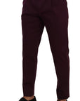 Dolce & Gabbana Elegant Purple Chinos for the Modern Man