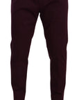 Dolce & Gabbana Elegant Purple Chinos for the Modern Man