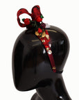 Dolce & Gabbana Cherry Sicily Embellished Red Diadem