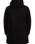 Dolce & Gabbana Elegant Black Parka Hooded Jacket