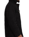 Dolce & Gabbana Elegant Black Parka Hooded Jacket