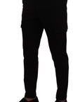 Dolce & Gabbana Elegant Black Slim Fit Cargo Pants