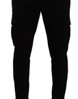 Dolce & Gabbana Elegant Black Slim Fit Cargo Pants