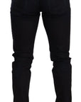 Dolce & Gabbana Elegant Slim Fit Skinny Jeans in Dark Blue