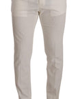 Dolce & Gabbana Elegant Slim Fit Cotton Trousers