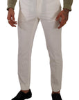 Dolce & Gabbana Elegant Slim Fit Cotton Trousers