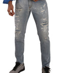 Dolce & Gabbana Elegant Light Blue Straight Denim Jeans