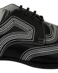 Dolce & Gabbana Elegant Black and White Derby Shoes