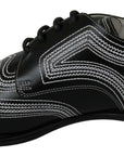 Dolce & Gabbana Elegant Black and White Derby Shoes