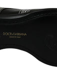 Dolce & Gabbana Elegant Black and White Derby Shoes