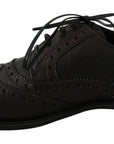 Dolce & Gabbana Elegant Wingtip Derby Dress Shoes