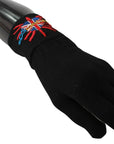 Dolce & Gabbana Elegant Black Virgin Wool Gloves