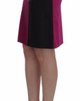Dolce & Gabbana Elegant Pencil Skirt in Black and Pink