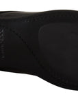 Dolce & Gabbana Elegant Black Leather Derby Shoes