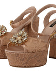 Dolce & Gabbana Elegant Pink Platform Heels