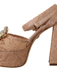 Dolce & Gabbana Elegant Pink Platform Heels