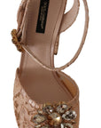 Dolce & Gabbana Elegant Pink Platform Heels