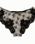 Dolce & Gabbana Elegant White Lace Silk Briefs