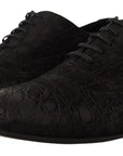 Dolce & Gabbana Elegant Exotic Leather Oxford Shoes