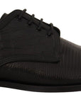 Dolce & Gabbana Exotic Leather Formal Lace-Up Shoes