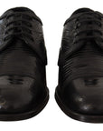 Dolce & Gabbana Exotic Leather Formal Lace-Up Shoes
