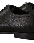 Dolce & Gabbana Exotic Leather Formal Lace-Up Shoes