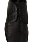 Dolce & Gabbana Exotic Leather Formal Lace-Up Shoes