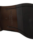 Dolce & Gabbana Elegant Black Derby Dress Shoes