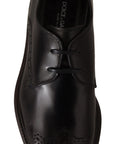 Dolce & Gabbana Elegant Black Derby Dress Shoes